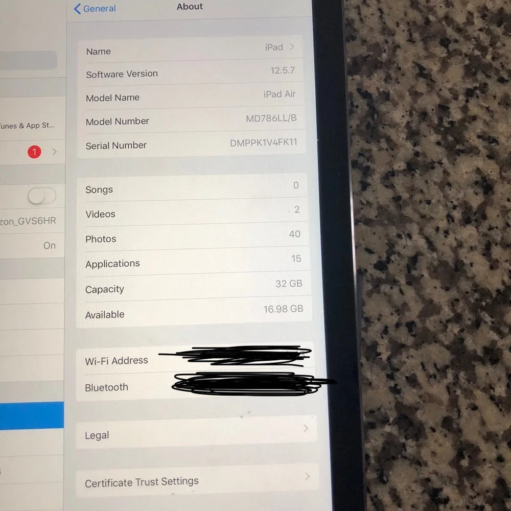 Apple iPad Air 3rd gen 2016